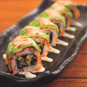 Normal sushi zanmai   mentaiko spider roll min min
